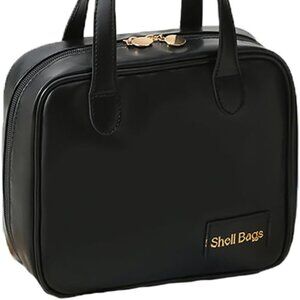 Waterproof Makeup Cosmetic‎ Bag Women Black